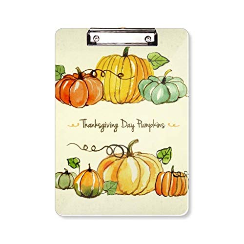 Bloc-notes A4 citrouille Thanksgiving pour ne plus oublier vos idées
