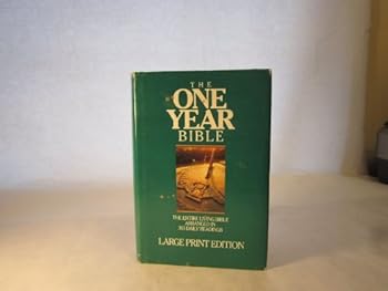 Hardcover Bible Living One Year Daily Readings Book