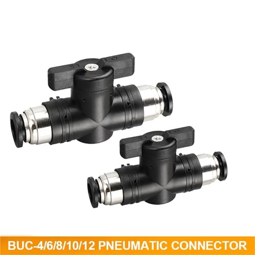 Conector de manguera neumática BUC de 8 mm para aire comprimido 3
