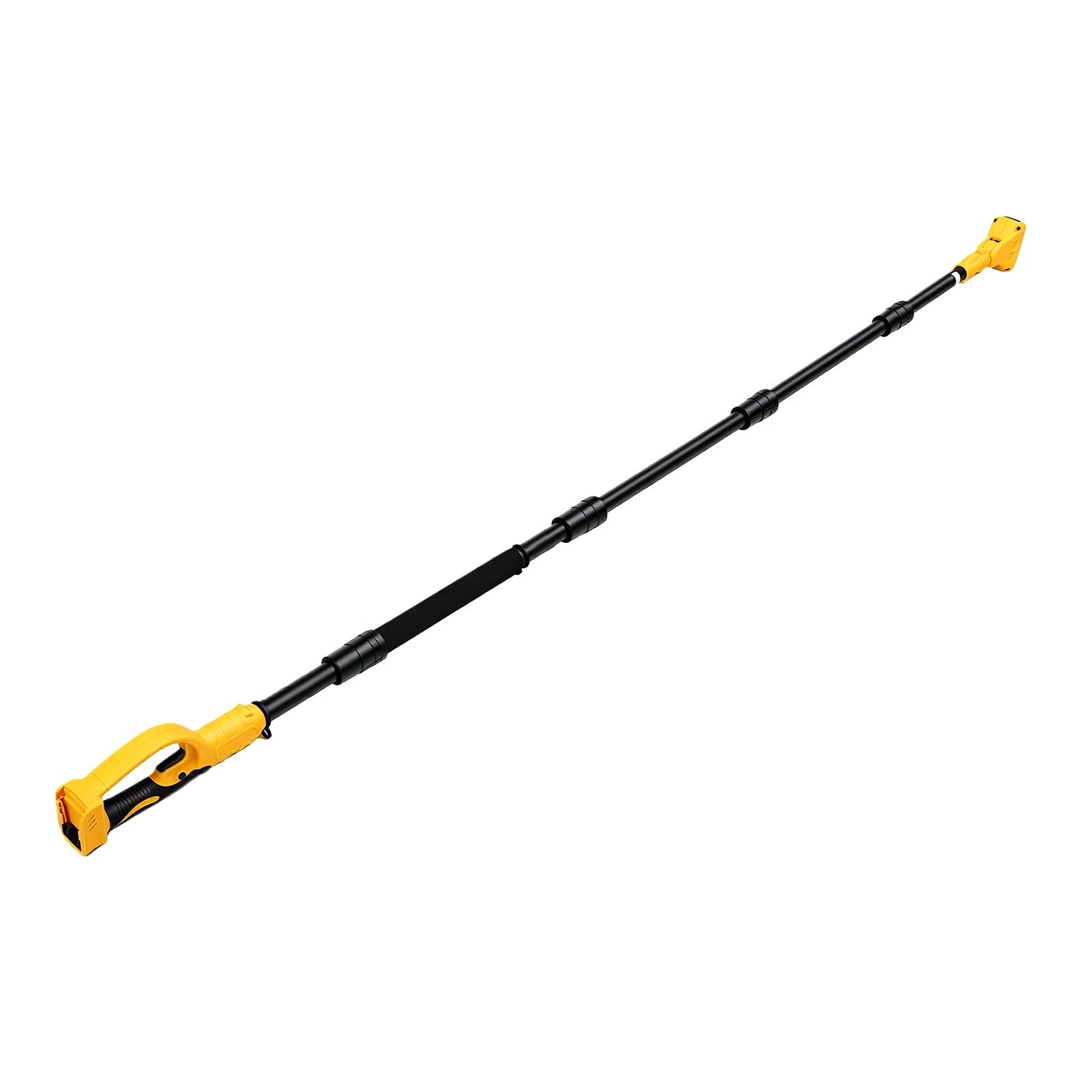 Accesorio para Sierra de Podar de Ramas Altas de 2,5 M |Cabezal Giratorio de 180°, Poste Ajustable de 3,28 a 8,2 Pies para Mini Motosierra, Compatible con la Serie