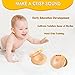 2 Pcs Wooden Castanets Musical Instrument Finger Castanets Education Wood Clappers Percussion Instruments Busy Board DIY Accessories for Children 0-6 Years Old (Log Colour)