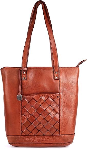 Vilenca Holland 13.5 Inch Cognac Genuine Leather Shoulder Bag For Women,Hobo Purse For Teens Ladies Trendy Casual Office Bag With Adjustable Strap (B0CNLYPSTH) Amazon Price History, Amazon Price Tracker