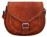 Gusti Cuero nature Claire Bolso Bandolera Vintage Retro Cuero de Cabra Hebilla Elegante Unisex Marrón Práctico Elegante Auténtico Regalo K53b