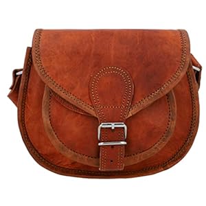 Gusti Leren tas – dameshandtas van echt leer, Bruin