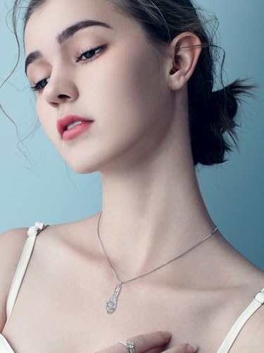 JKR Butterfly/Dragonfly/Ladybug/Bee/Hummingbird Urn Necklace for Ashes for Women Sterling Silver Teardrop Cremation Jewelry Memorial with Funnel Filler2