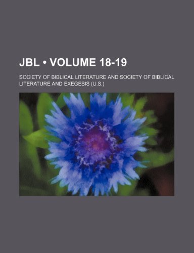 Preisvergleich Produktbild Jbl (Volume 18-19 )
