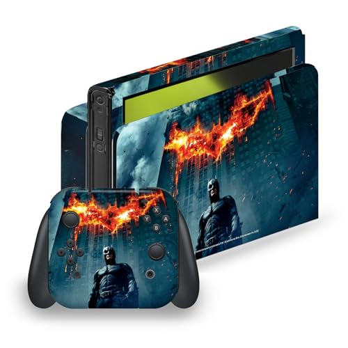 Sticker Batman pour Nintendo Switch OLED vinyle anti-rayures ajustement parfait sans bulles