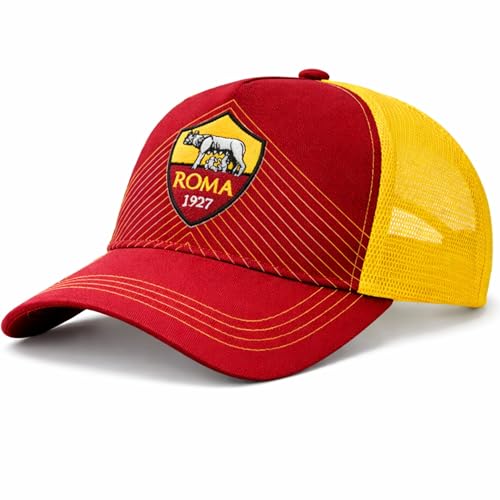 🧵 Stemma AS Roma ricamato sul fronte per un look autentico