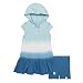 Burt's Bees Baby Baby Girls' Organic Hooded Dress and Bike Short Set, Geyser, 0-3 Months