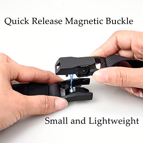 1 Inch Wide Nylon Belts for Men Quick Release Magnetic Buckle Lightweight Skinny Webbing Golf Belt3