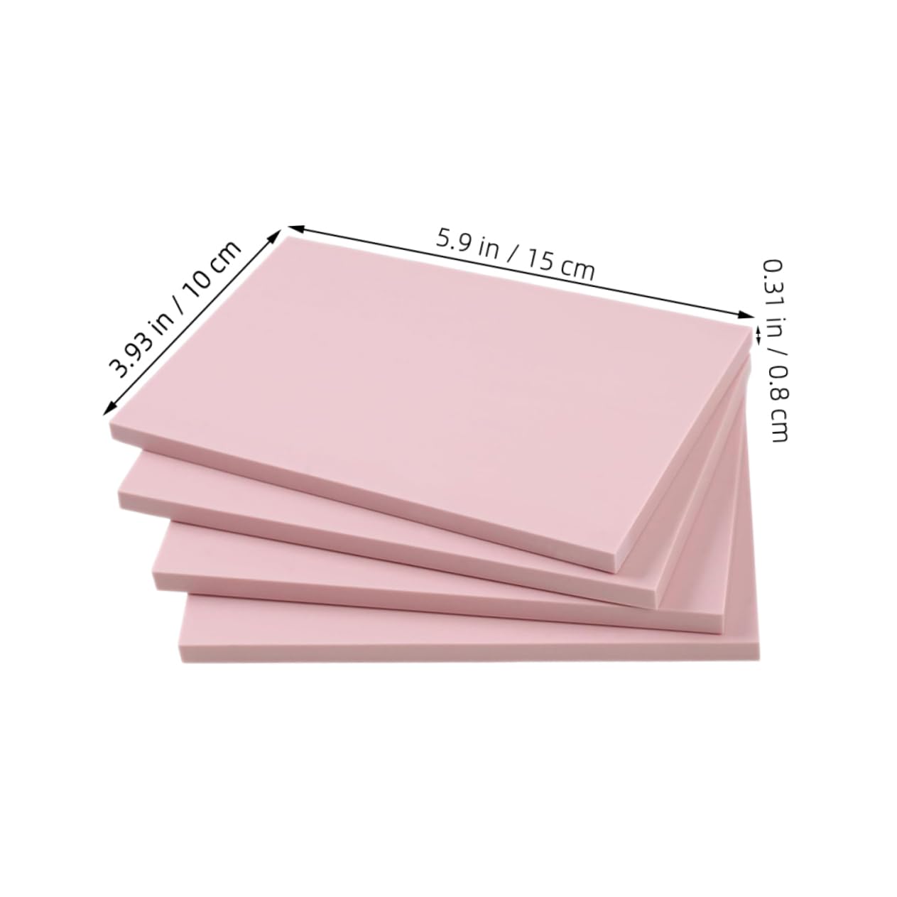 OSALADI 4pcs DIY Rubber Carving Blocks for Crafting and Art Wear-Resistant and Easy to Cut Enhance Detail and Creativity for Various Art Creations