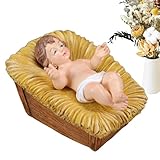 Photo Gallery bajbumgn scultura di gesù,statua di gesù, bambino adagiato sulla mangiatoia | decorazione natalizia religiosa per soggiorno, camera da letto, libreria, scrivania Photo Gallery bajbumgn scultura di gesù,statua di gesù, bambino adagiato sulla mangiatoia | decorazione natalizia religiosa per soggiorno, camera da letto, libreria, scrivania