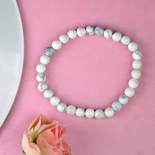 Image of Reiki Crystal Products Natural Crystal Stone Bracelet 6 mm Round Beads for Men & Women | Gemstone Jewellery Bracelet | Reiki Charged | Multiple Stone Variants Available
