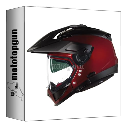 Casque Moto Intégral Nolan N70-2 X Exploring Ruvido Noir Gris Jaune XL Crossover