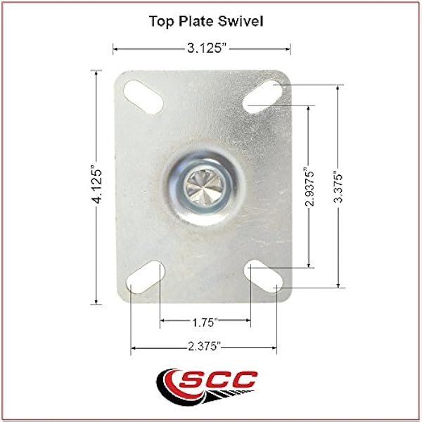Ruedas industriales ligeras para placa superior – Ruedas fenólicas marrón de alta temperatura – Orificio liso – 300 libras de capacidad/rueda – Marca de servicio
