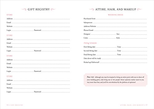 The Wedding Planner Checklist: a Portable Guide to...