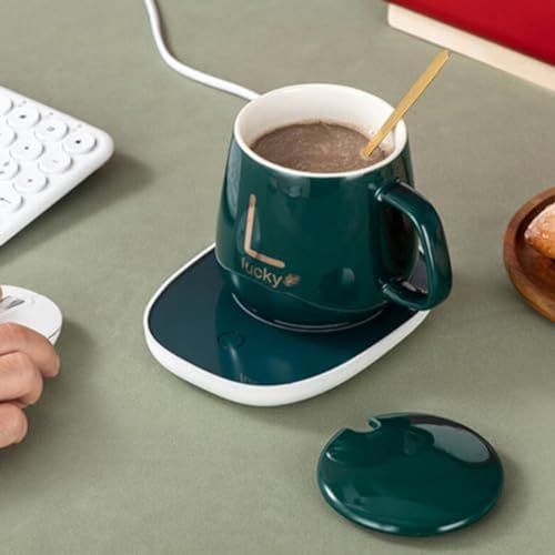 Taza de café eléctrica USB para el escritorio de oficina ideal al tomar té y calentar leche 3