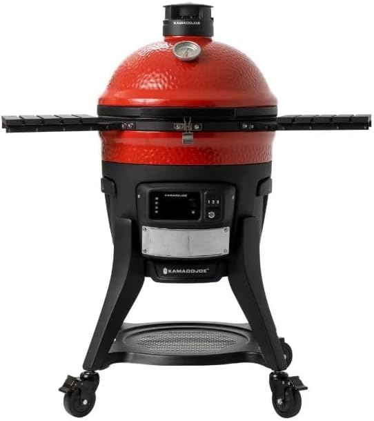 Kamado Joe Konnected Joe 18 in. Digital Charcoal Grill and Smoker with Auto-Ignition and Wi-Fi Temperature Control KJ15041123