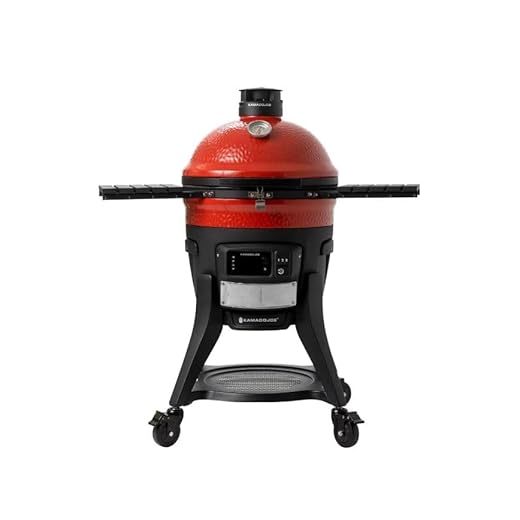 Kamado Joe Konnected Joe 18 in. Digital Charcoal Grill and Smoker with Auto-Ignition and Wi-Fi Temperature Control KJ15041123