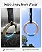 PACEARTH Gymnastics Rings Wooden Olympic Rings 1500/1000lbs with Adjustable Cam Buckle 14.76ft/9ft Long Straps with Scale Non-Slip Gym Rings for Home Gym Full Body Workout