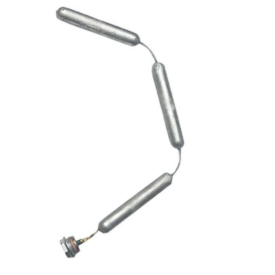 Magnesiumanode mit Gewinde - Magnesium-Anodenkette ø21-l130x 3-3/4"