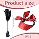 AOEVUIR 1 Set Deluxe Federkitzler Liebes Feder Leder Flogger Peitsche Bondage Paddel Set Bettfesseln Sexspielzeug mit Augenbinde Augenmaske