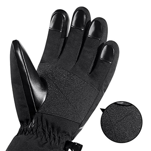 Image of Calandis Winter Warm Gloves Touch Screen with Reflective Logo Anti-Slip for Outdoor Black L Sk21 | Gloves | Cycling Clothing | Cycling