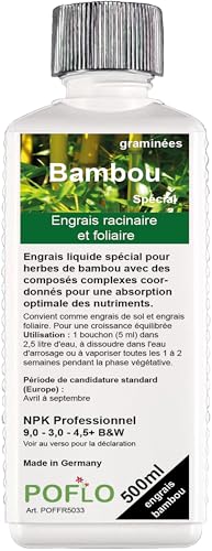 Engrais liquide pour bambou Engrais HIGH-TECH pour bambous et graminées 500ml