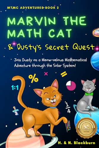 Marvin the Math Cat & Dusty's Secret Quest 1778086853 Book Cover