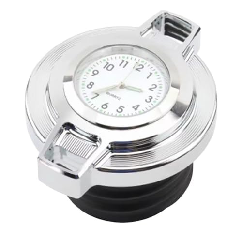 Bouchon de réservoir carburant moto pour Sportster XL 883 1200 avec horloge intégrée