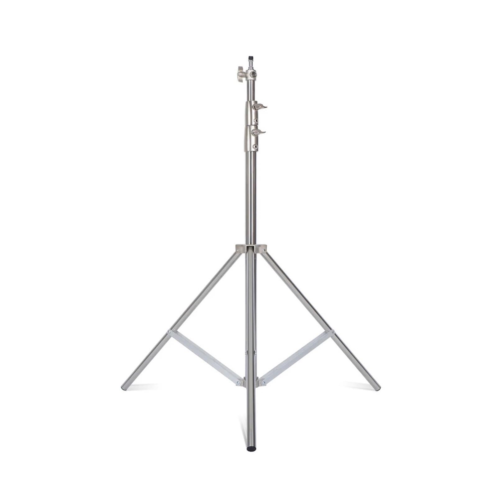 Treppiede Da 2/2,9 M Treppiede Grande Super Stabile Pieghevole | Supporto leggero Telaio di sollevamento Ruote Fotografia Softbox Photo Studio Acciaio inossidabile(2 Tripod)