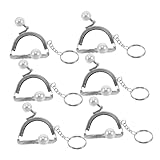 Charme féminin et délicat : les perles rondes de cette armature métallique pour portefeuille s'harmonisent avec les armatures métalliques classiques et rehaussent considérablement son esthétique. idéale pour la confection de sacs vintage et de pochettes