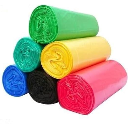 MJEXIM Biodegradable Garbage Bags Pack of 6 19x21inch