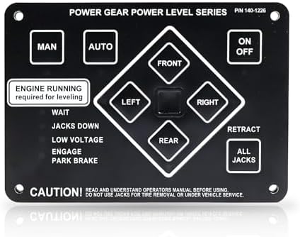 Auto Level Touch Panel Box Amazon.com: LLYZFED 359080 RV Leveling Touch Control Panel W/Auto ...