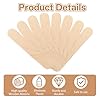 Tyqour 150 PCS Mini Wood Craft Sticks 1.57in Small Mini Wooden Sticks for Food Wooden Sticks for Crafts, Ice Cream, Homeschool Arts and Crafts, Waxing Supplies, Stir, Classroom Art Supplies #2