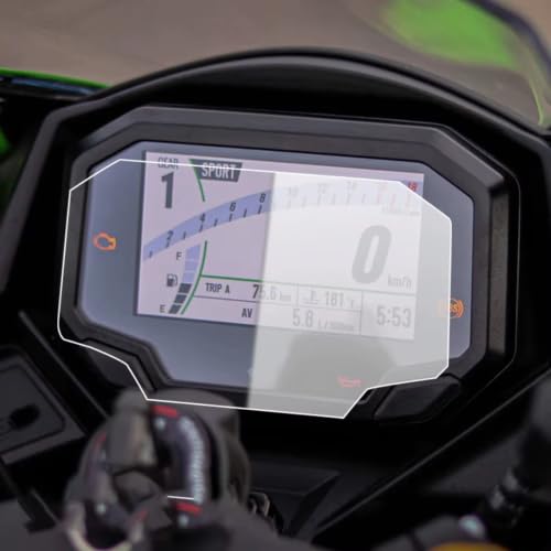 Film protection compteur Ninja 7 Hybrid E1 evite rayures tableau bord
