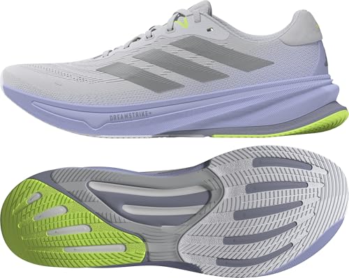 Adidas Women's Supernova Rise 2 Running Shoes Sneaker, Dash Grey/Matte Silver/Silver Violet, 7