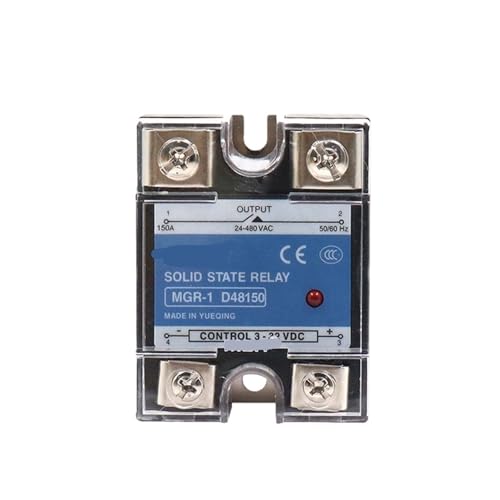 Relais à semi-conducteurs 150A MGR-1 D48150 monophasé avec dissipateur