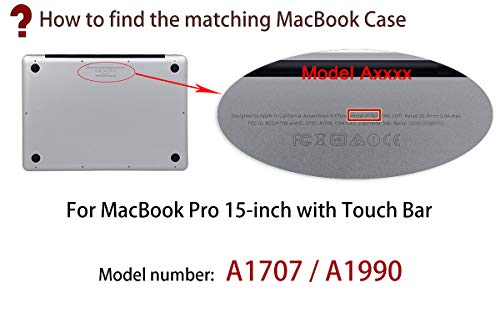 Funda MacBook UESWILL rígida contra arañazos con superficie mate anti huellas 2