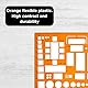 Architektur Schablone 1:50 - Architekten Schablone - Möbel Zeichenschablone Innenarchitektur - Technische Zeichenschablone - Architektur Schablonen für Technisches Zeichnen - 1:50 Maßstab