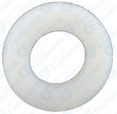 Clipsandfasteners Inc50 5/16" Nylon Flat Washers .390" I.D.062" Thick