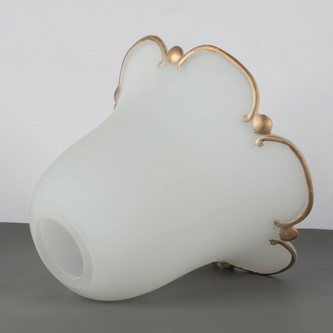 Lampenschirm Lampenschirme Für Lampensockel Ersatzglas Wandleuchtenschirme Ersatzglas Lampenschirm Lampenglas E27 Glasschirm Für Deckenpendelleuchte Tischleuchte Leuchte Licht Goldrand