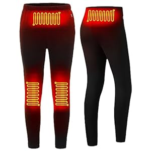 Heated Pants for Men Women Fleece, USB Electric Warming Heating Pants Leggings, Lightweight Thermal Heating Trousers