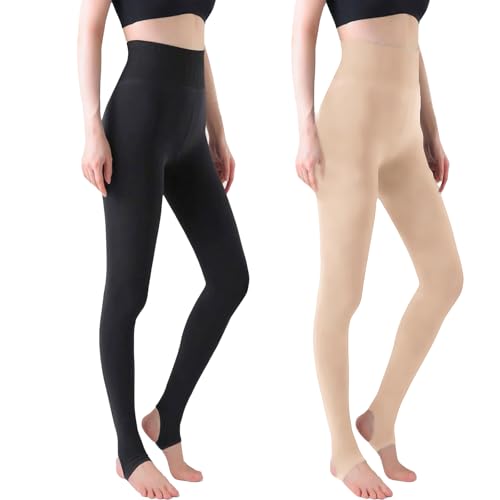 La Mejor Lista de Térmicos para Mujer para comprar online. 49 LOLO 2 Pares Medias Afelpadas Mujer Tallas Grandes, Mallas Termicas Mujer Leggings con Forro Polar para Frío, Alta Elasticidad, Cálidas, Gruesas Color Piel y Negra
