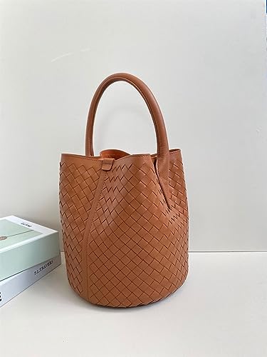 Bolso de piel auténtica tejido a mano que conecta el arte tradicional con tu estilo diario 5