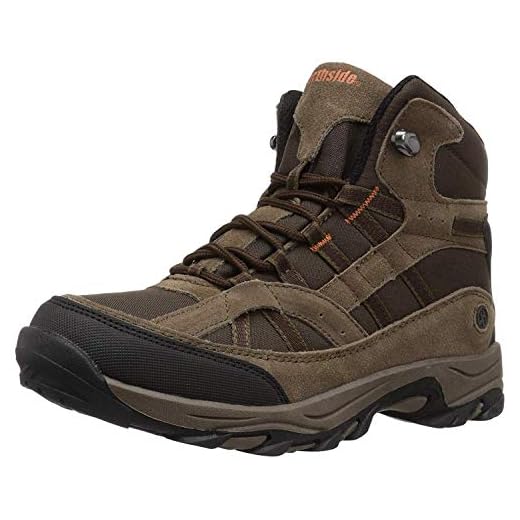 Northside Baby Rampart MID Hiking Boot, Medium Brown, 6 Medium US Toddler
