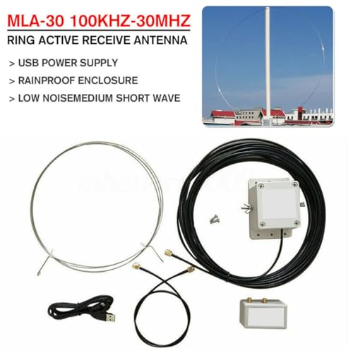 Antena de onda media Mla-30 con alimentador integrado para instalacion en techo 4