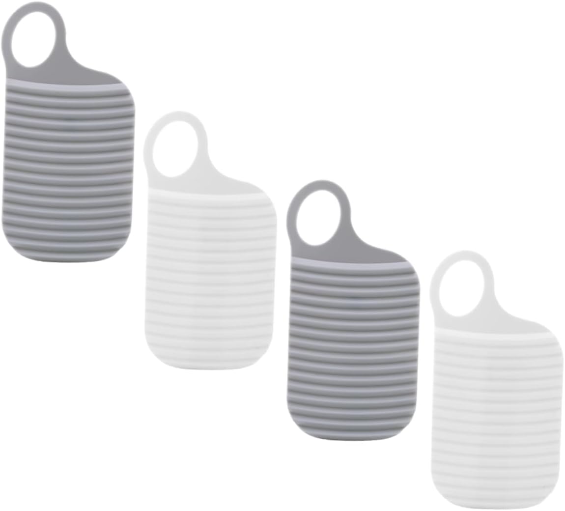 Mini Washing Board 4 Piece PE Non Slip Household Wash Tool