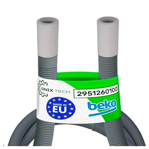 Tubo Desagüe Secadora de Ropa Condensacion y Bomba de Calor Universal 1,6 m con Código Original 2951260100 para Beko - MADE IN EU - Garantía de 5 Años - ONIX TECH