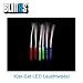 Produktbild BLINXS 10er-Set LED Leuchtwedel / Leuchstab mit Glasfasern - Multicolor Leuchtend - für Party, Disko, Konzerte